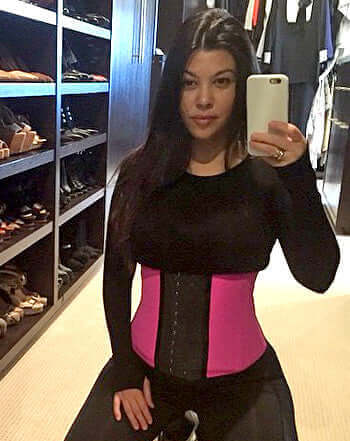 Playgirl Black Pure Latex Waist Trainer With Zip
