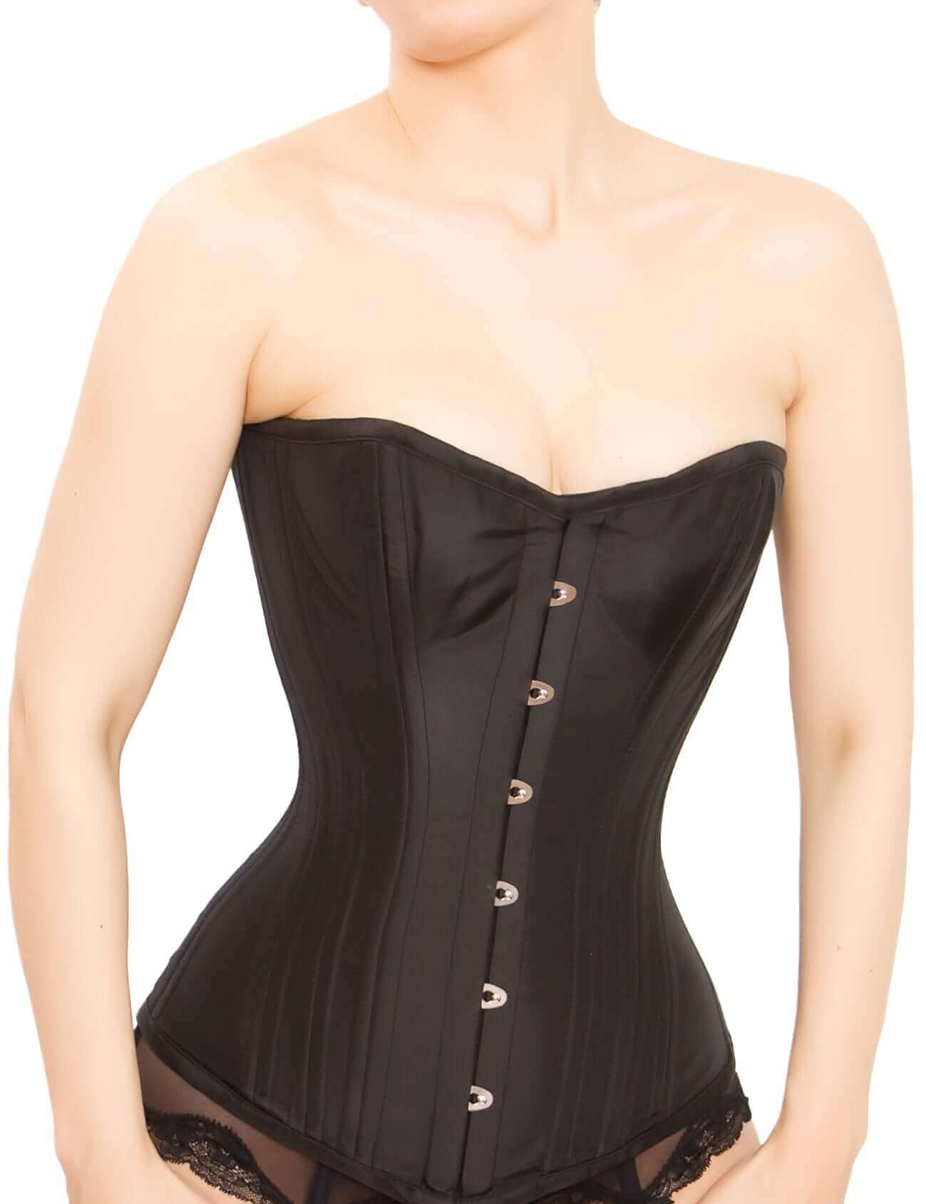 Playgirl Black Overbust Waist Trainer Corset
