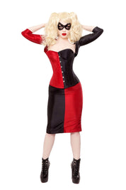 Playgirl Black & Red Tafetta Bolero Shrug Top