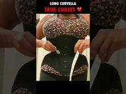 Curvella Corset d'entraînement à la taille en coton, avec 24 baleines, pour des hanches pleines