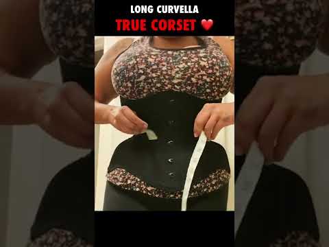 Curvella Corset d'entraînement à la taille en coton, avec 24 baleines, pour des hanches pleines